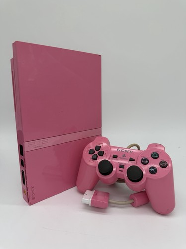 Console ps2 slim rosa - ps2, completa