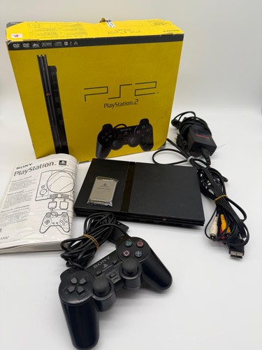 Playstation slim con - slim, scatolo