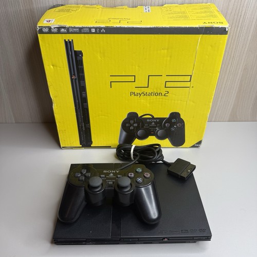 Console sony ps2 slim completa - ps2,