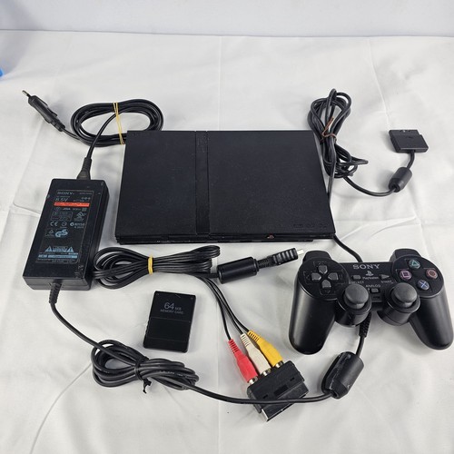 Console sony ps2 slim - console,