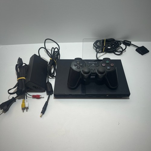Playstation slim nera con - nera,